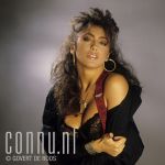 15-10-1987 Sabrina at studio in Amsterdam. Photo: Govert de Roos/Connu